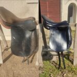 Révision et teinture sur selle Forestier